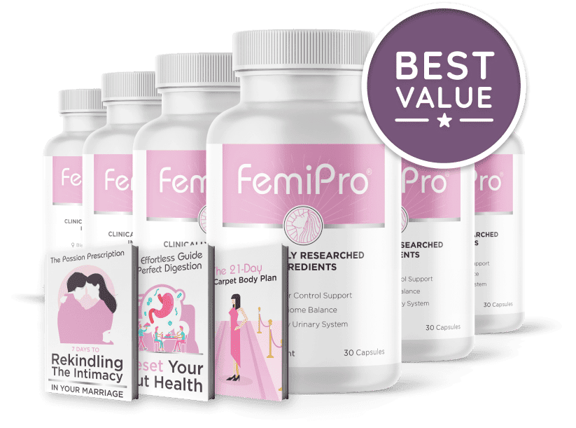 FemiPro 6 bottle package